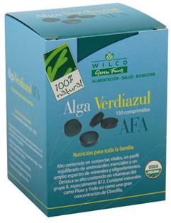 Tienda 100% Natural | 100% Natural Algas Verdiazules AFA 150 comprimidos