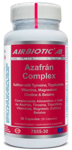 Tienda Airbiotic | Airbiotic Azafrán Complex 30 cápsulas