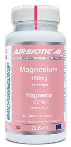 Tienda Airbiotic | Airbiotic Magnesium 150mg 60 comprimidos
