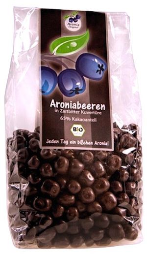 Tienda Aronia Original | Aronia Original Bayas Secas Aronia con Chocolate Negro Bio 200g