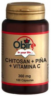 Tienda Obire | Obire Chitosán, Piña y Vitamina C 100 cápsulas