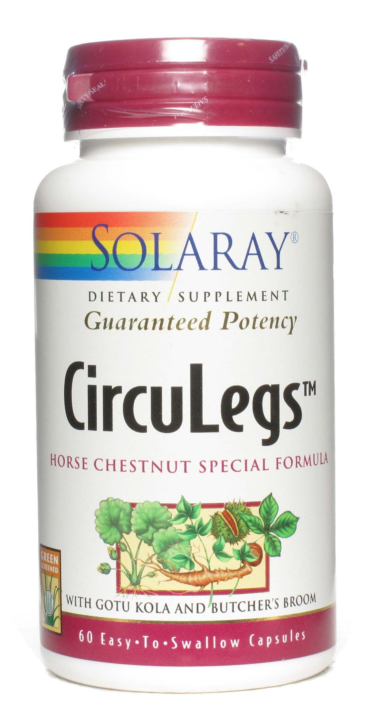 Tienda Solaray | Solaray Circulegs 60 cápsulas