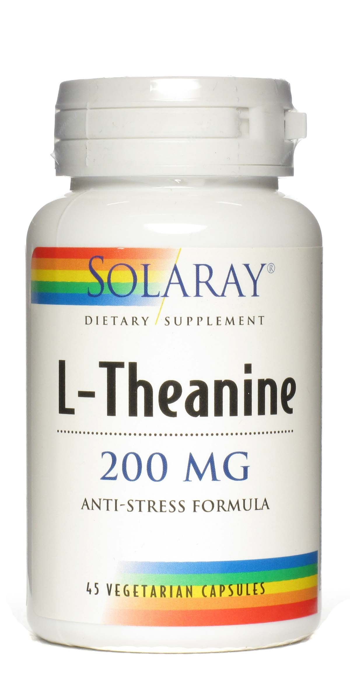 Tienda Solaray | Solaray L-Teanina 200mg 45 cápsulas