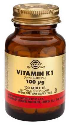 Tienda Solgar | Solgar Vitamina K1 100 microgramos 100 comprimidos