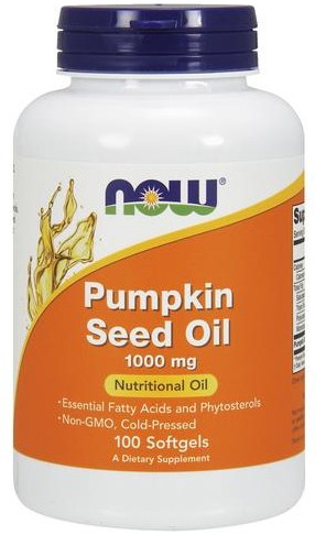Tienda Now | Now Aceite de Semillas de Calabaza 1000mg 100 perlas now_pumpkin_seed_oil.jpg